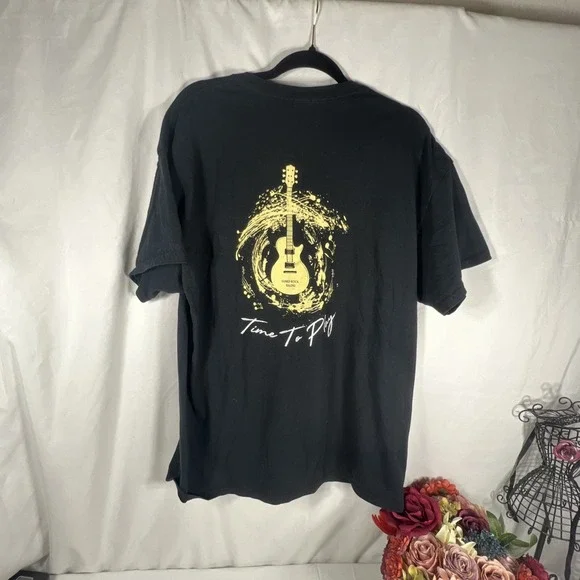 T-shirt Hard Rock Hotel Casino BILOXI XL Black "Time To Play", Guitar, - Picture 6 of 12